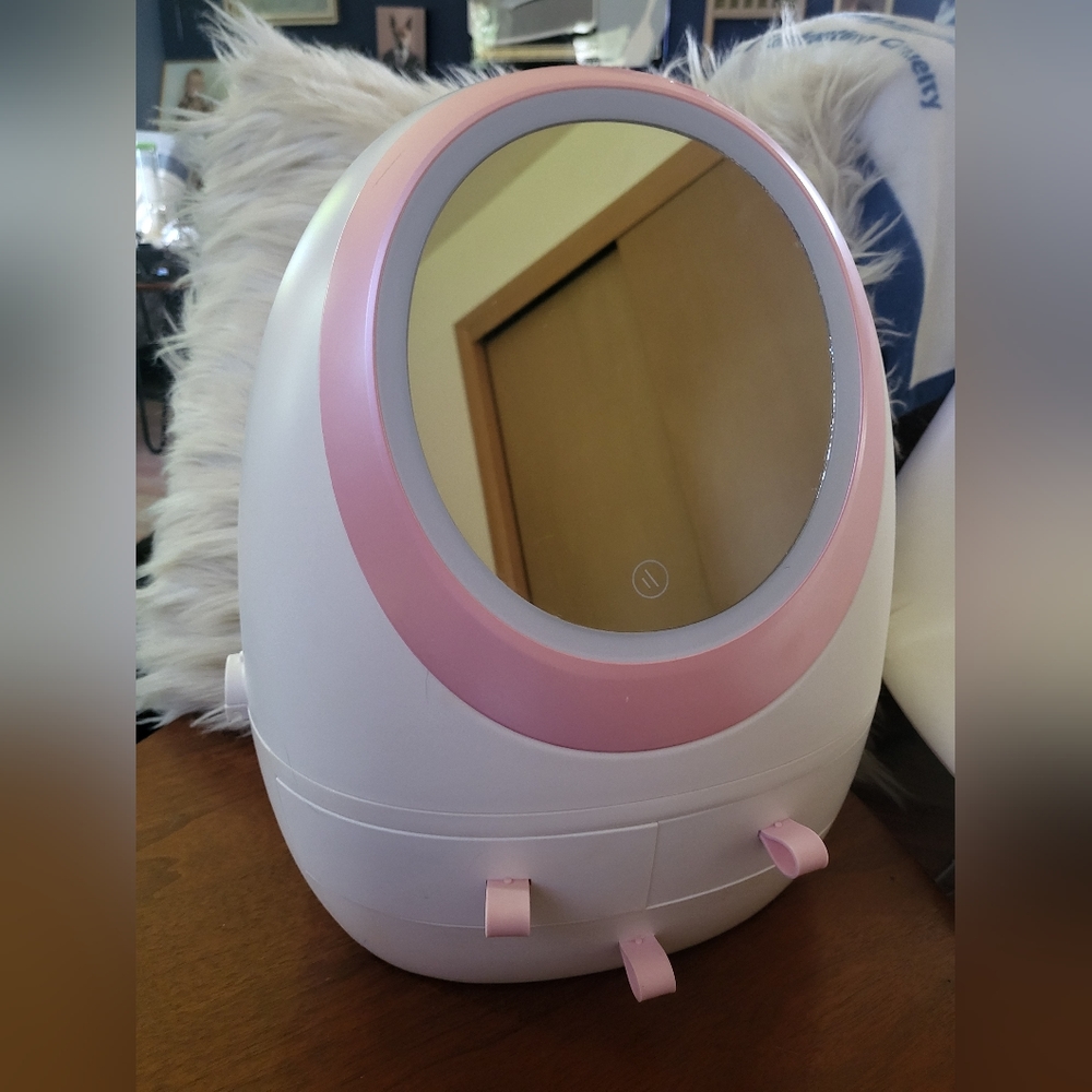 3 Drawer + Extra Storage Makeup Mirror